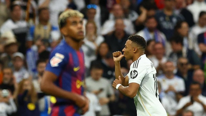Madrid Geser Barcelona, Mbappé dan Bellingham Bawa Kemenangan