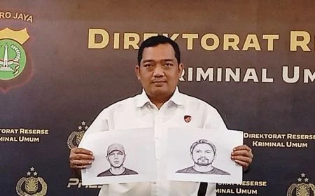Wajah Pelaku Pengeroyokan Pedagang Cermin Terungkap! Polisi Rilis Sketsa Misterius